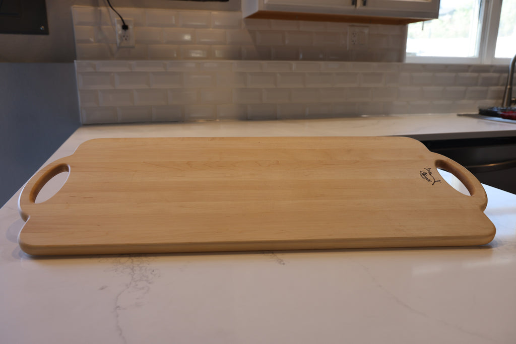 Large Maple Charcuterie Board | Two Handles