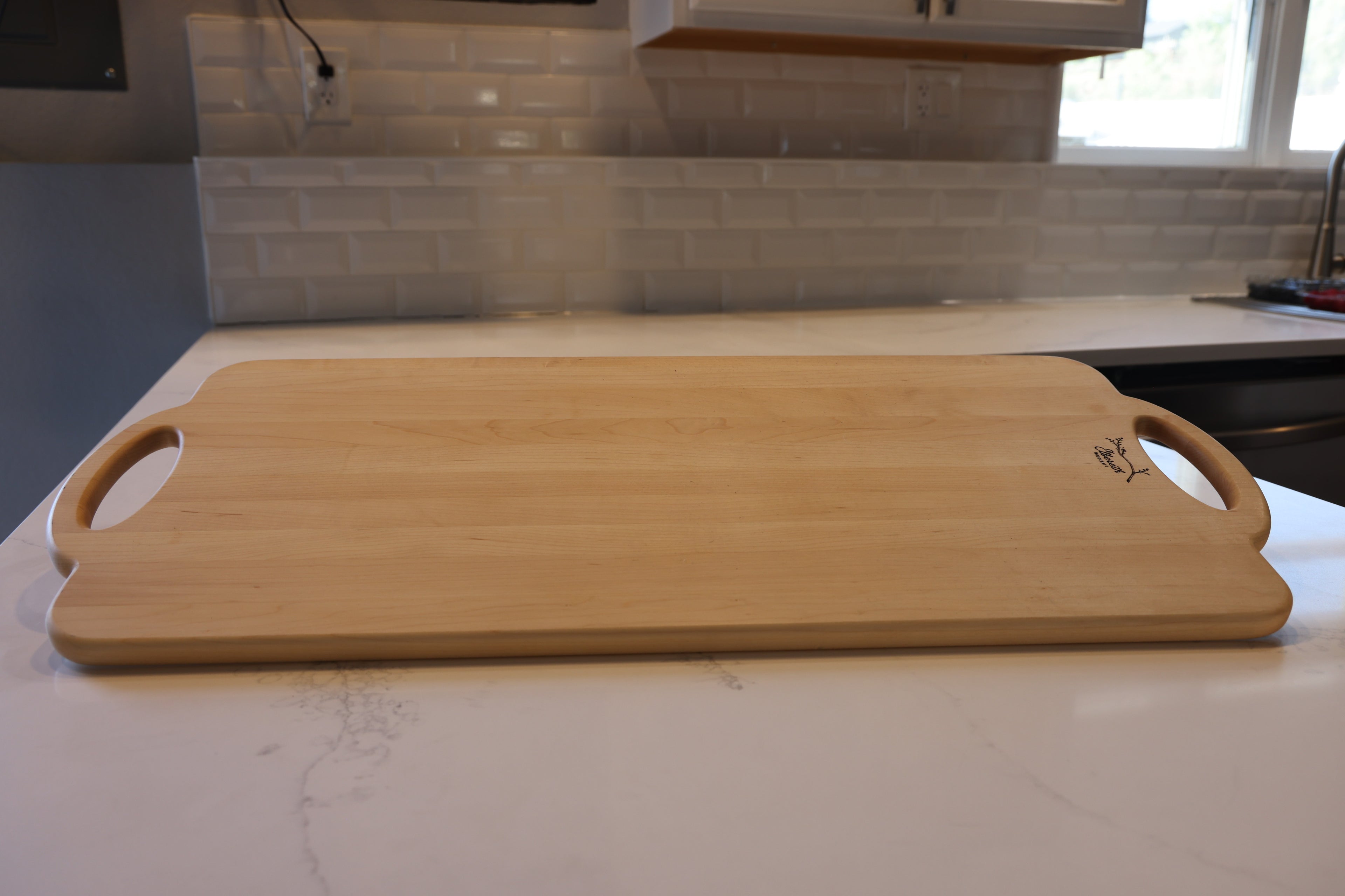 Large Maple Charcuterie Board | Two Handles