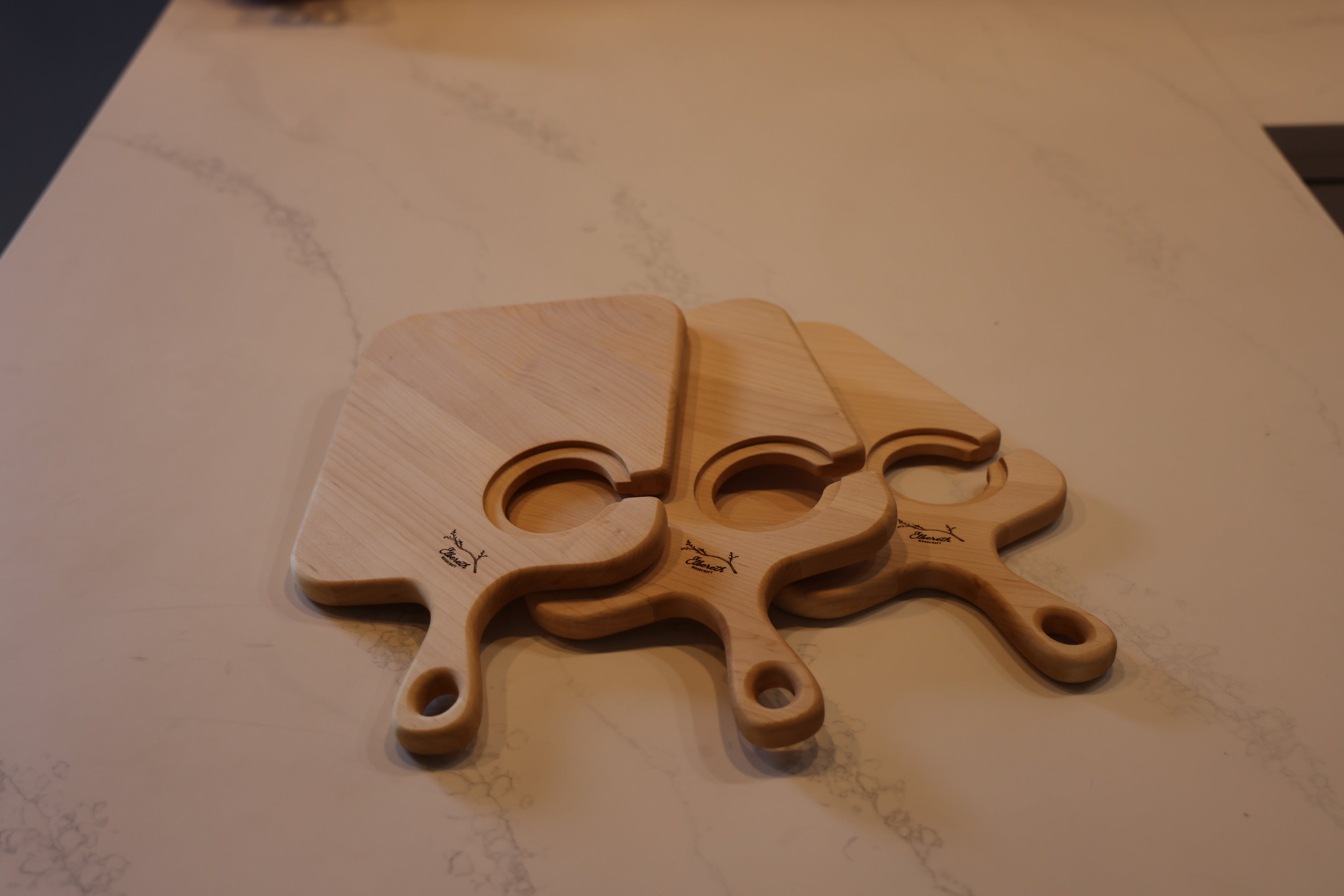 Maple Wine & Cheese Board Set Of 3