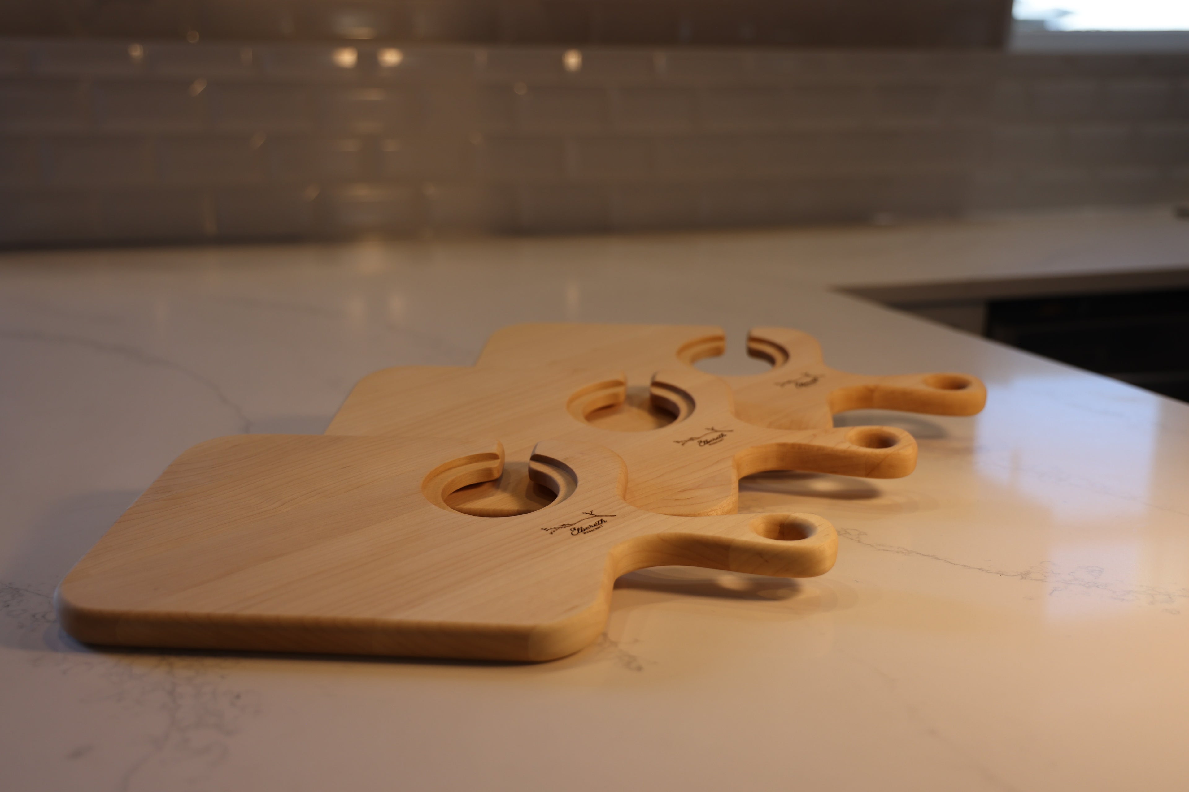Maple Wine & Cheese Board Set Of 3