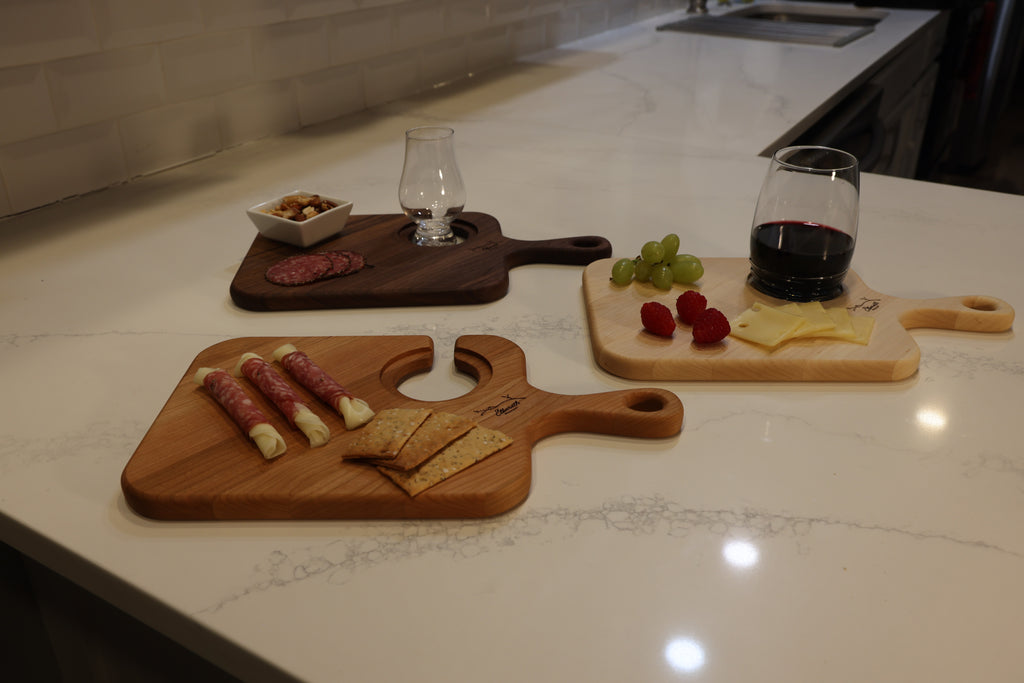 Cherry Wine & Cheese Board