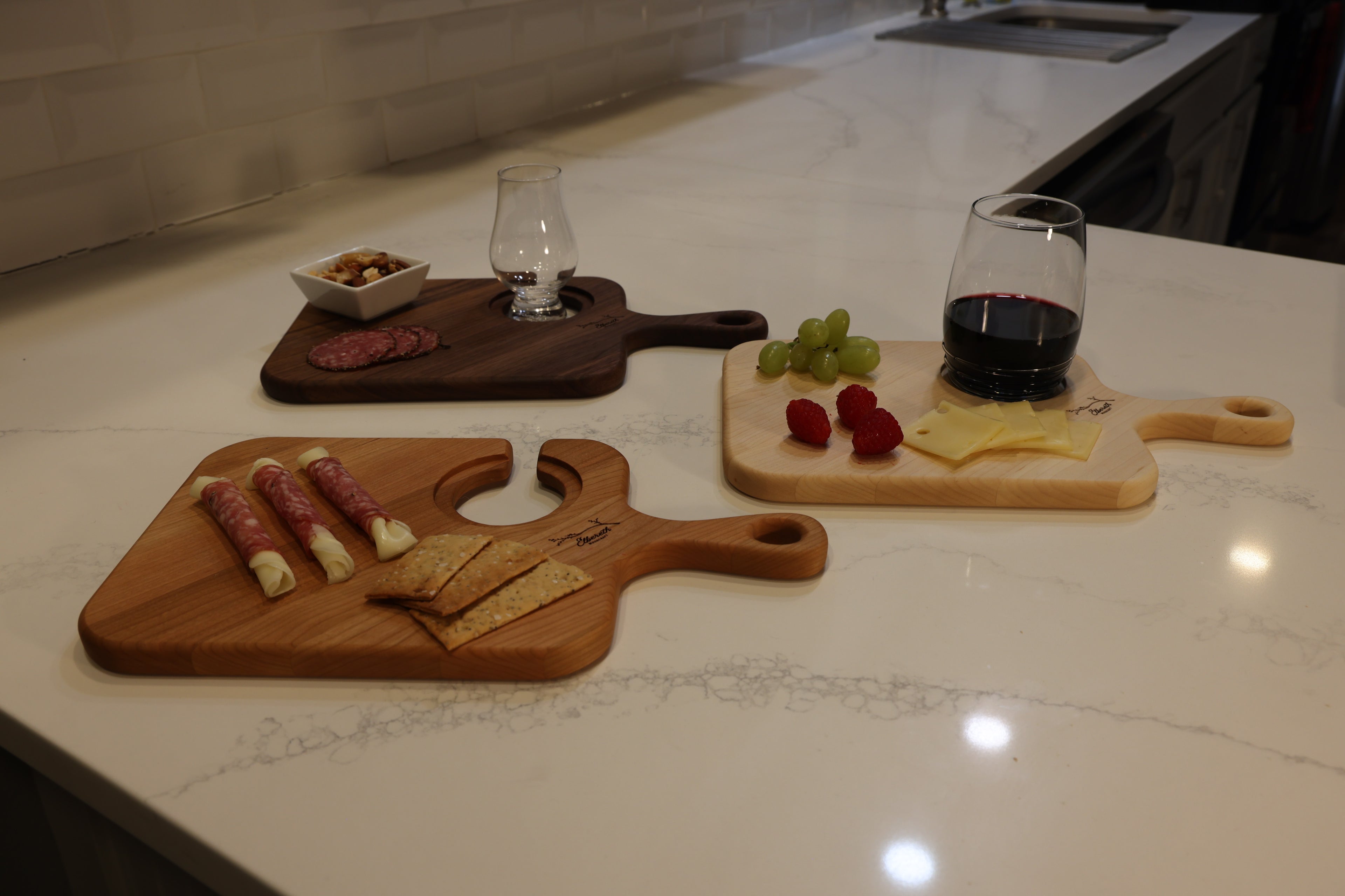 Walnut Wine & Cheese Board