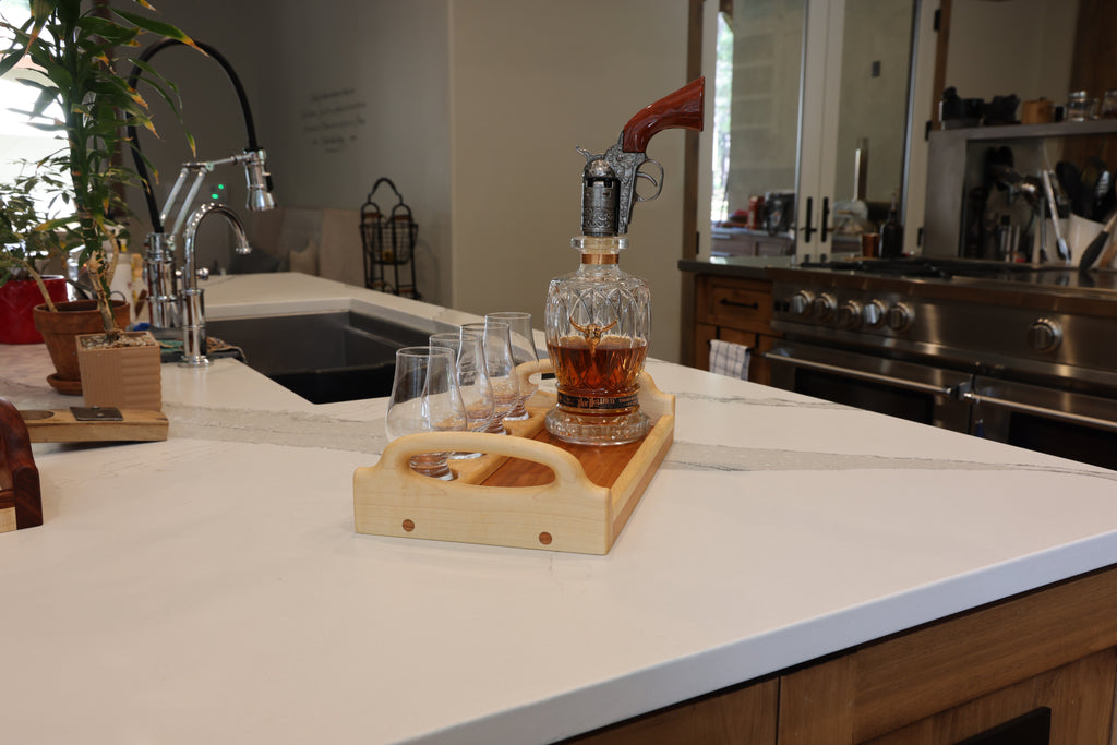 Bourbon Tray | Maple on Cherry